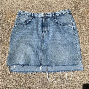 H&M High Waisted Jean Skirt